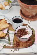 Miniatyrbilde 4 av Beige/Dark Blue (LX) Lexington Stoneware Mug Keramisk Kopp