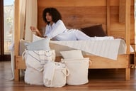 Miniatyrbilde 2 av Natural Westford Mill Heavy Canvas Oppbevaringskurver