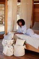 Miniatyrbilde 4 av Natural Westford Mill Heavy Canvas Oppbevaringskurver