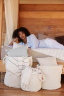 Miniatyrbilde 5 av Natural Westford Mill Heavy Canvas Oppbevaringskurver