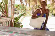 Miniatyrbilde 5 av French Navy Westford Mill Deck 407 g/m2 Fairtrade Bomull 20L Strandveske