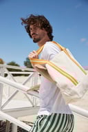 Miniatyrbilde 1 av Natural/Amber Westford Mill Boat EarthAware® 340 g/m2 Økologisk Bomullskanvas 19L Strandveske