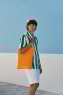 Miniatyrbilde 5 av Apple Green Westford Mill EarthAware® 230 g/m2 Økologisk Bomullstwill 10L Handlenett