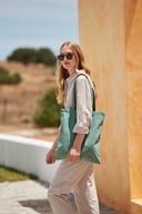 Miniatyrbilde 6 av Airforce Blue Westford Mill Bag for Life EarthAware® 340 g/m2 Økologisk Bomullskanvas 10L Handlenett