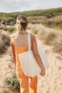 Miniatyrbilde 2 av Black Westford Mill Marina XL EarthAware® 340 g/m2 Økologisk Bomullskanvas 30L Shoppingbag