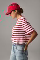 Miniatyrbilde 4 av Black/Bright Royal Beechfield Ultimate 5 Panel Cap- Sandwich