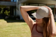 Miniatyrbilde 5 av Black Beechfield Organic Cotton 5 Panel Cap