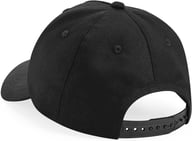 Miniatyrbilde 1 av Black Beechfield Junior Organic Cotton 5 Panel Cap
