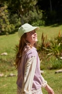 Miniatyrbilde 7 av Black Beechfield Junior Organic Cotton 5 Panel Cap