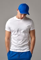 Miniatyrbilde 7 av Black/Classic Red Beechfield Earthaware® classic organic cotton 6 panel cap sandwich peak