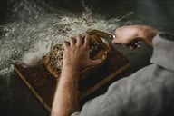 Miniatyrbilde 1 av Brun Fiskars Norden 22cm Stål Brødkniv