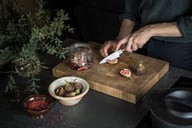 Miniatyrbilde 1 av Brun Fiskars Norden 10cm Stål Grønnsakskniv