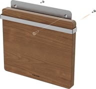 Miniatyrbilde 3 av Brun Fiskars Norden Knivblokk