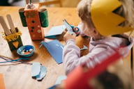 Miniatyrbilde 8 av Blå Fiskars Kids saks