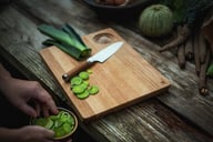 Miniatyrbilde 2 av Brun Fiskars Norden Skjærebrett L