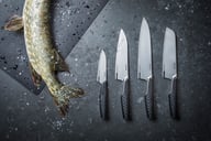 Miniatyrbilde 4 av Sort Fiskars Taiten Kokkekniv stor 20 cm