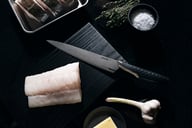 Miniatyrbilde 1 av Sort Fiskars Taiten Forskjærskniv 21 cm