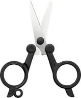 Miniatyrbilde 1 av Sort Fiskars FF Renew Sammenleggbar saks 11 cm