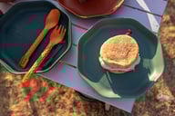 Miniatyrbilde 4 av Orange Gerber ComplEAT Utensil Set