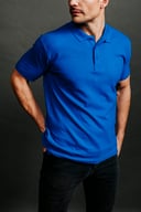 Miniatyrbilde 1 av Hvit Blue Rebel Leopard Poloskjorte