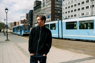 Miniatyrbilde 1 av Gråmelert You Kings Collegejakke