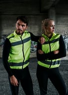 Miniatyrbilde 3 av Safety Gul You Kil Løpevest med Refleks