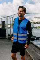 Miniatyrbilde 2 av Hvit You Flen Refleksvest