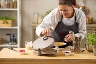 Miniatyrbilde 8 av Latte Blomsterbergs 1600 W Dobbelt Vaffeljern