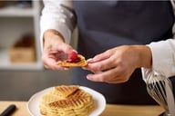 Miniatyrbilde 11 av Latte Blomsterbergs 1600 W Dobbelt Vaffeljern