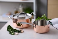 Miniatyrbilde 1 av Kobber Blomsterbergs Kobber Gryte og Kasserolle