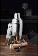 Miniatyrbilde 1 av Stål Funktion Rustfritt Stål og Bøk 5 deler Barsett