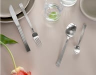 Miniatyrbilde 3 av Matt stål Gense Thebe 16 deler Bestikksett