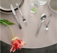 Miniatyrbilde 4 av Matt stål Gense Thebe 24 deler Bestikksett