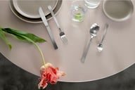 Miniatyrbilde 5 av Matt stål Gense Thebe 24 deler Bestikksett