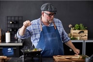 Miniatyrbilde 9 av Akasie HOLM 50 x 35 cm Akacietre Skjærebrett med Rennekant