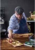 Miniatyrbilde 14 av Akasie HOLM 50 x 35 cm Akacietre Skjærebrett med Rennekant