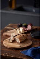 Miniatyrbilde 2 av Natur HOLM Rundt Serveringsbrett med Fiskebensmønster