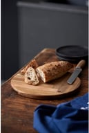 Miniatyrbilde 4 av Natur HOLM Rundt Serveringsbrett med Fiskebensmønster