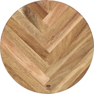 Miniatyrbilde 5 av Natur HOLM Rundt Serveringsbrett med Fiskebensmønster