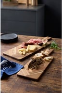 Miniatyrbilde 1 av Natur HOLM  55 x 20 cm Akasietre Serveringsbrett med Fiskebensmønster