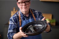 Miniatyrbilde 13 av Svart HOLM Stekepannesett med Avtakbart Håndtak