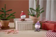 Miniatyrbilde 2 av Berry/Sky Hoptimist Soft Ski Sett Small