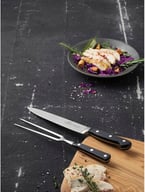 Miniatyrbilde 3 av Stål/Svart Lion Sabatier Pluton 2 deler Tranchérsett