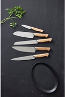 Miniatyrbilde 1 av Eik Morsø Foresta Eik og Rustfritt Stål 5 deler Knivsett