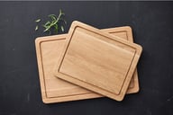 Miniatyrbilde 1 av Eik Morsø Foresta Eik 46 x 32 cm Skjærebrett med Rennekant