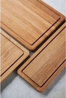 Miniatyrbilde 5 av Eik Morsø Foresta Eik 35 x 28 cm Skjærebrett med Rennekant