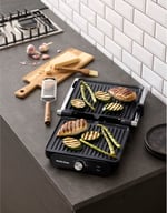 Miniatyrbilde 4 av Svart Nordic Sense 2000 W Paninigrill med Avtakbare Grillplater