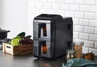 Miniatyrbilde 1 av Svart Nordic Sense 2900 W 11,6 L Airfryer med 2 Skuffer