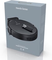 Miniatyrbilde 8 av Svart Nordic Sense Robotstøvsuger med Ladestasjon