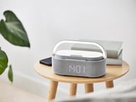 Miniatyrbilde 1 av Lys grå Nordic Sense Vekkerklokke med Lys